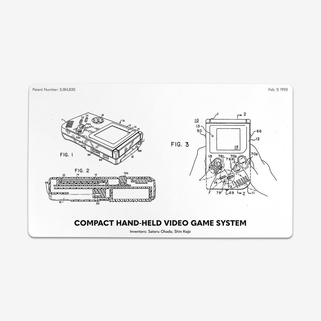 Hand-Held Video Game System Playmat
