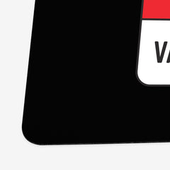 Hello I'm Vaccinated Playmat - Inked Gaming - EG - Corner- Black