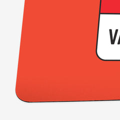 Hello I'm Vaccinated Playmat - Inked Gaming - EG - Corner- Red