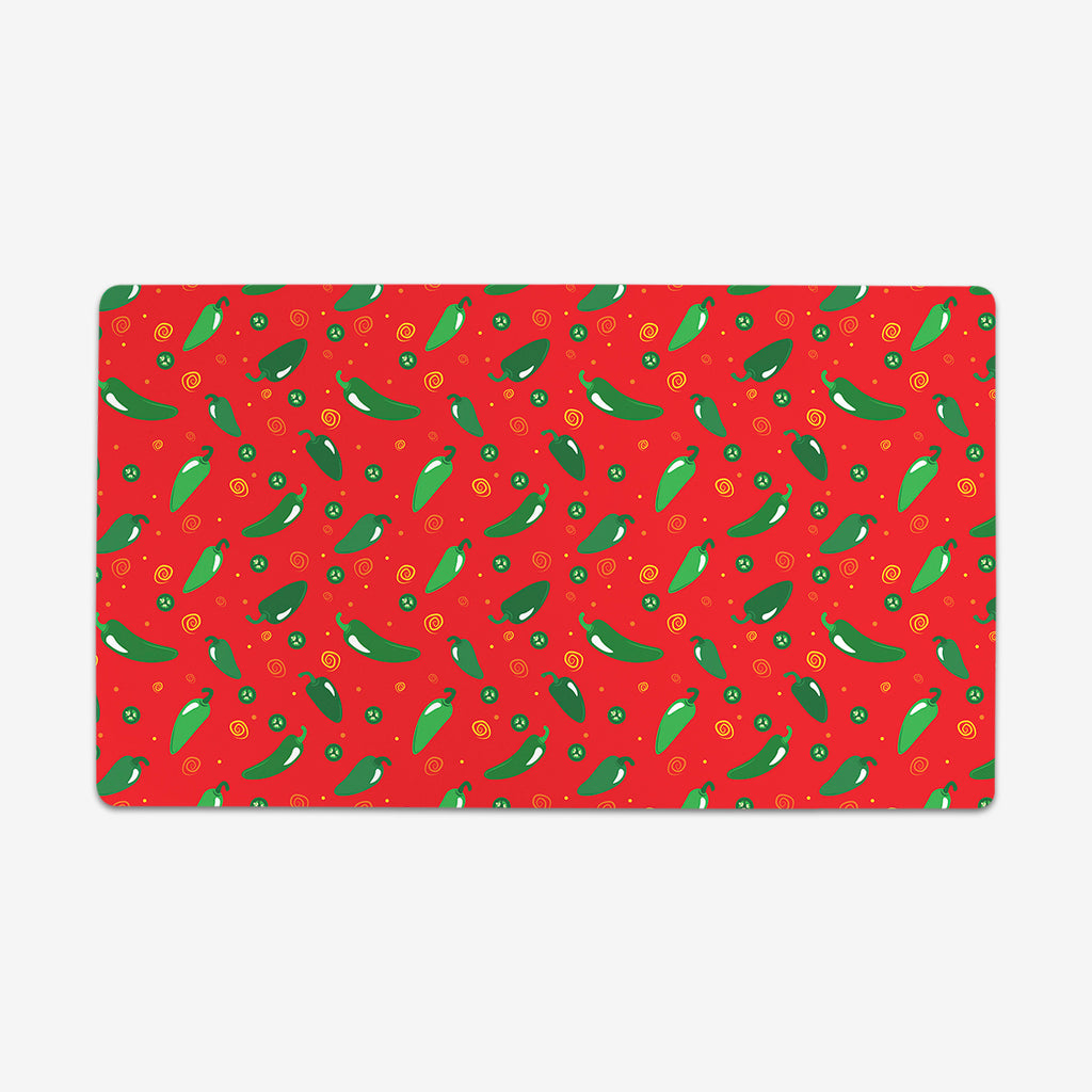 Hoppin' Jalapeños Playmat - Inked Gaming - HD - Mockup - Spicy