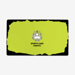 Inked Phrases "Sports Card Fanatic" Playmat - Inked Gaming - EG - Mockup - Seaweed