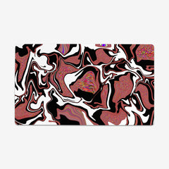 Noise In The System Thin Desk Mat - Inked Gaming - HD - Mockup - Red