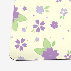 Picnic With Flowers Playmat - Inked Gaming - HD - Corner - Lavender