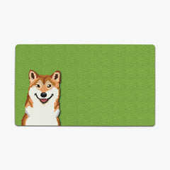 Pixel Shiba Playmat - Inked Gaming - EG - Mockup - LimeGrain