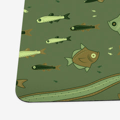 Plenty Of Fish Playmat - Inked Gaming - HD - Corner - Green