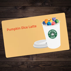 Pumpkin Dice Latte Playmat