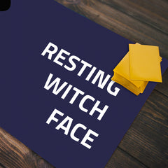 Resting Witch Face Playmat
