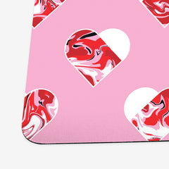 Swirly Hearts Playmat - Inked Gaming - HD - Mockup - Pink