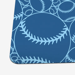 Take Me Out To The Ball Game Playmat - Inked Gaming - HD - Corner - Blue