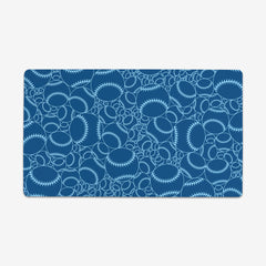 Take Me Out To The Ball Game Playmat - Inked Gaming - HD - Mockup - Blue