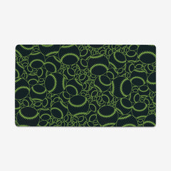 Take Me Out To The Ball Game Playmat - Inked Gaming - HD - Mockup - Green