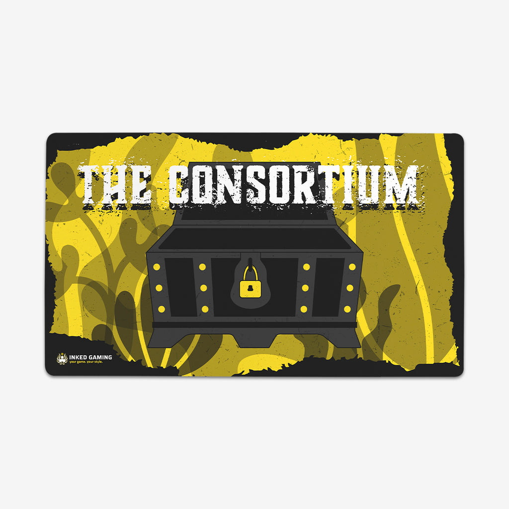The Consortium Treasure Chest Playmat - Inked Gaming - HD - Mockup