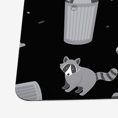 Trashy Raccoons Playmat - Inked Gaming - HD - Corner- Black