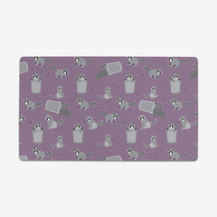 Trashy Raccoons Playmat - Inked Gaming - HD - Mockup - Purple