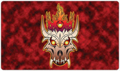Fiery Demon Crown Playmat - Intrepid Design - Mockup