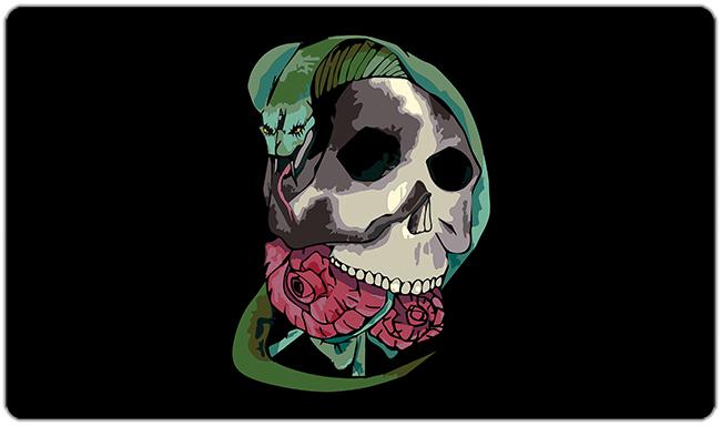 Snake on Skull Playmat - Iván Di Grigoli - Mockup