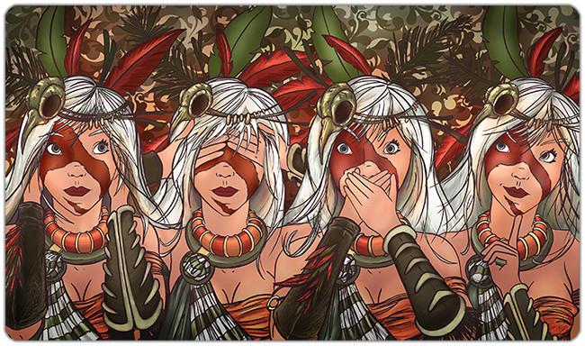 Burning Evil Playmat - Brandon Clyburn - Mockup