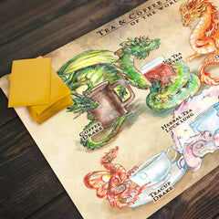 Tea and Coffee Dragons Playmat