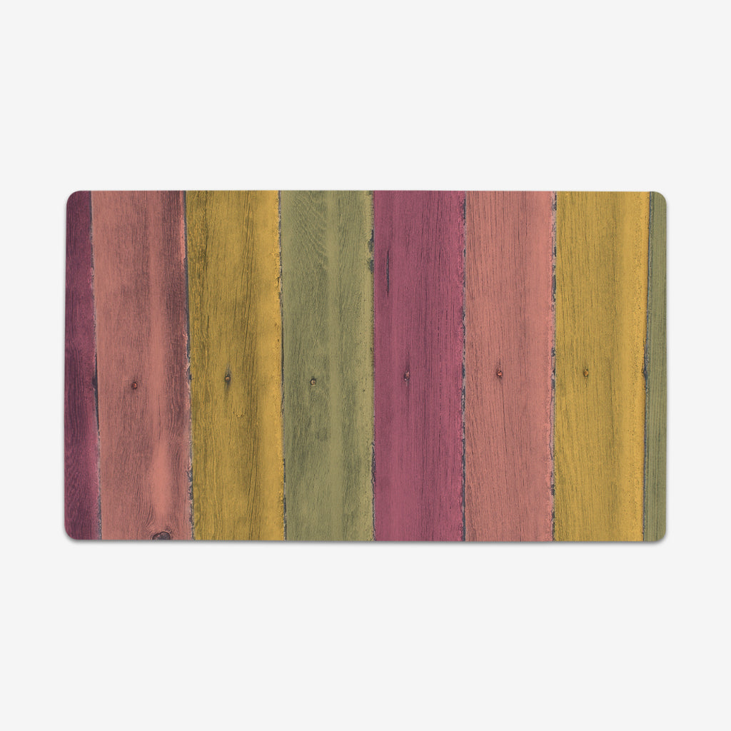 Colorful Wood Break Mat