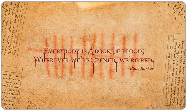 Book of Blood Playmat - Jordan Poole - Mockup