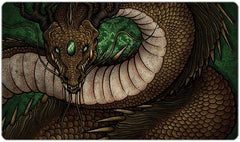 Horned Serpent Playmat - Jordan Poole - Mockup