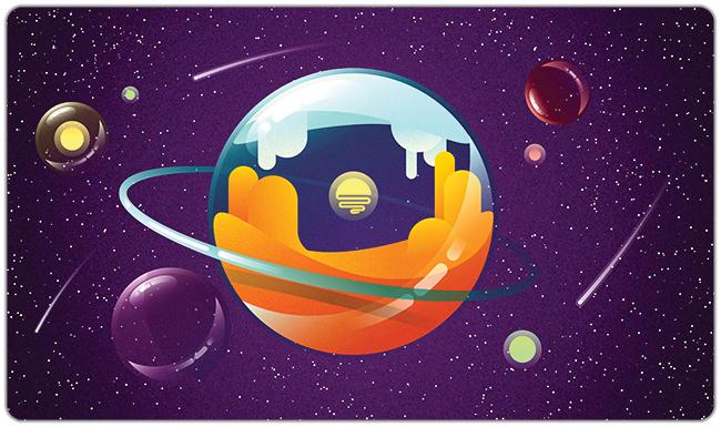 Mana Planet Playmat - Jordan Poole - Mockup