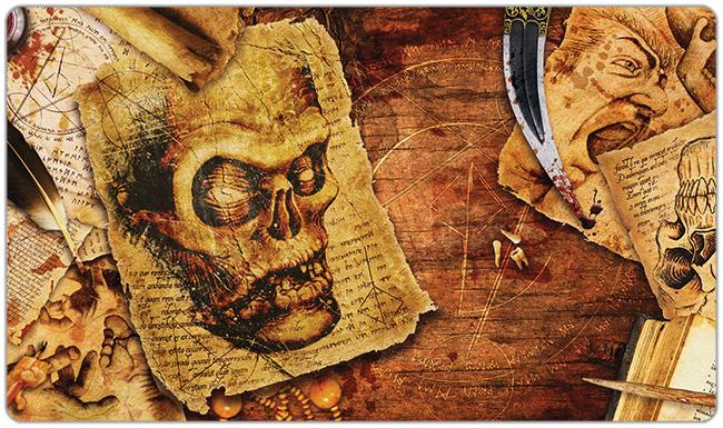 Necromancers Worktable Playmat - Jordan Poole - Mockup