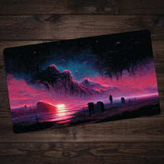 Treading the Lonely Beach Playmat