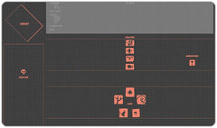 Epic Icons Grid Playmat - Juha Harju - Mockup - Gray