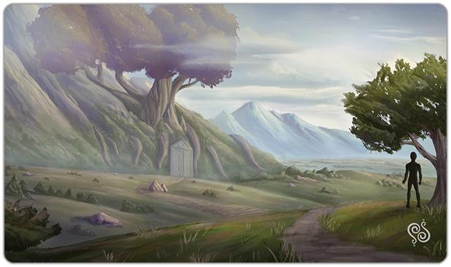 Door to the Mountain Playmat - Kaosusama - Mockup