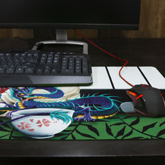 Pug And Dragon Thin Desk Mat