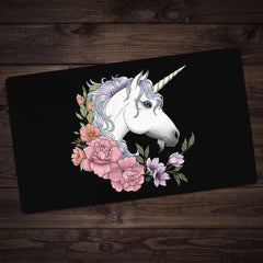 White Unicorn Playmat