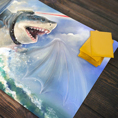 Flying Laser Shark Playmat