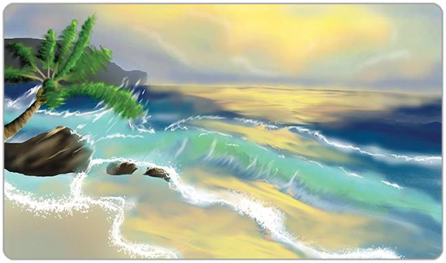 Golden Sands Playmat - Kenneth Brooks - Mockup