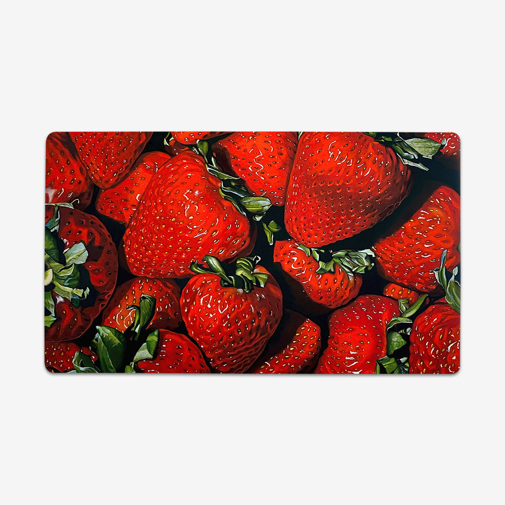 Summer Strawberries Playmat - Kim Testone - Mockup