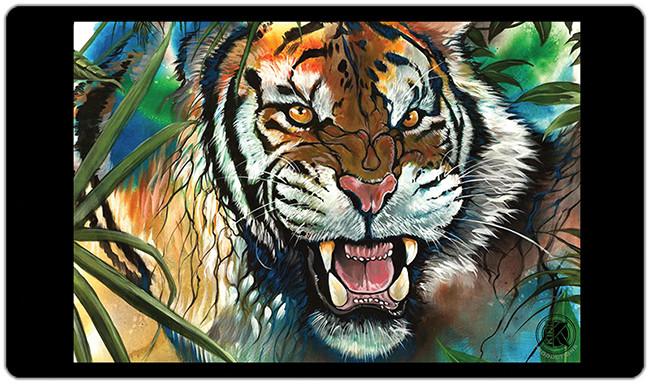Tiger Screams Playmat - King Productions - Mockup