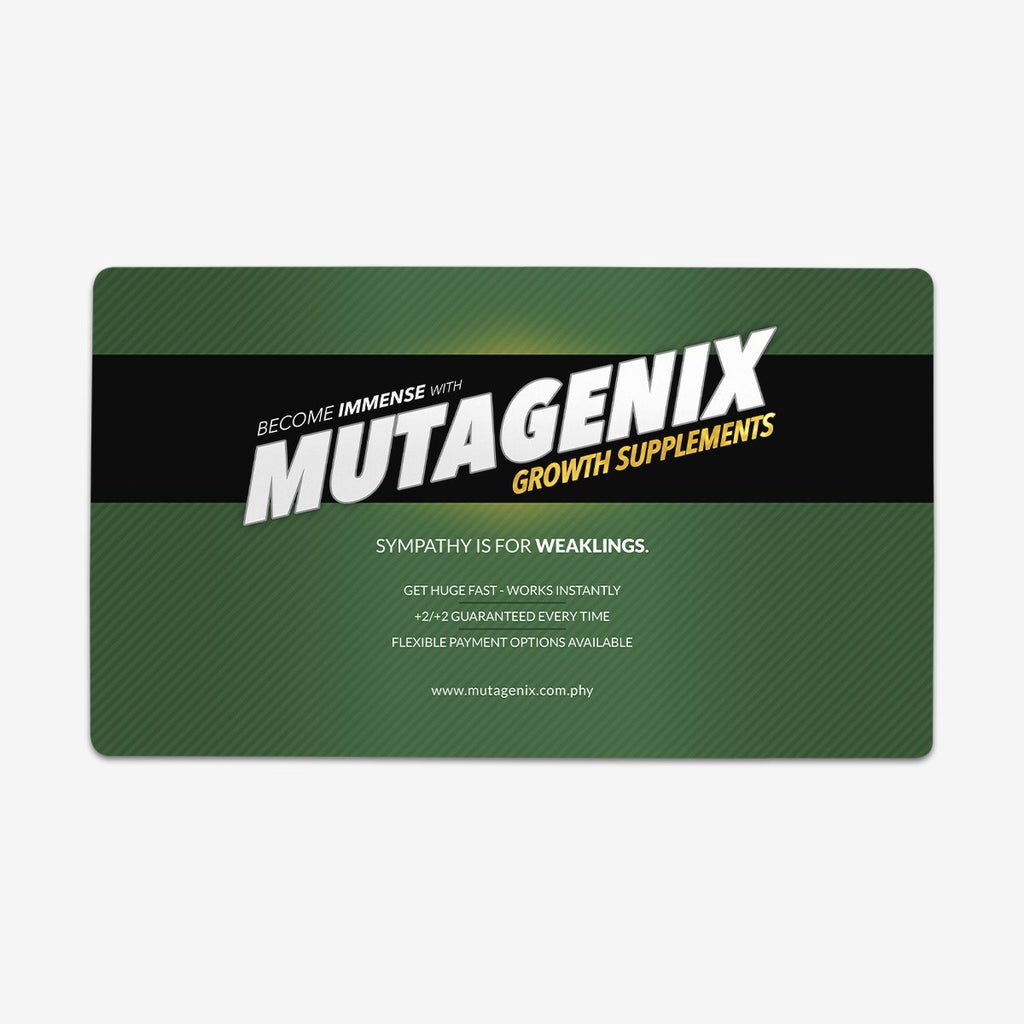 Mutagenix Thin Desk Mat - Kris Egan - Mockup