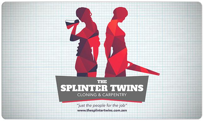 Splinter Twins Carpentry Playmat - Kris Egan - Mockup