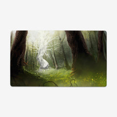 Fae Forest Thin Desk Mat - Kyle Pearson - Mockup