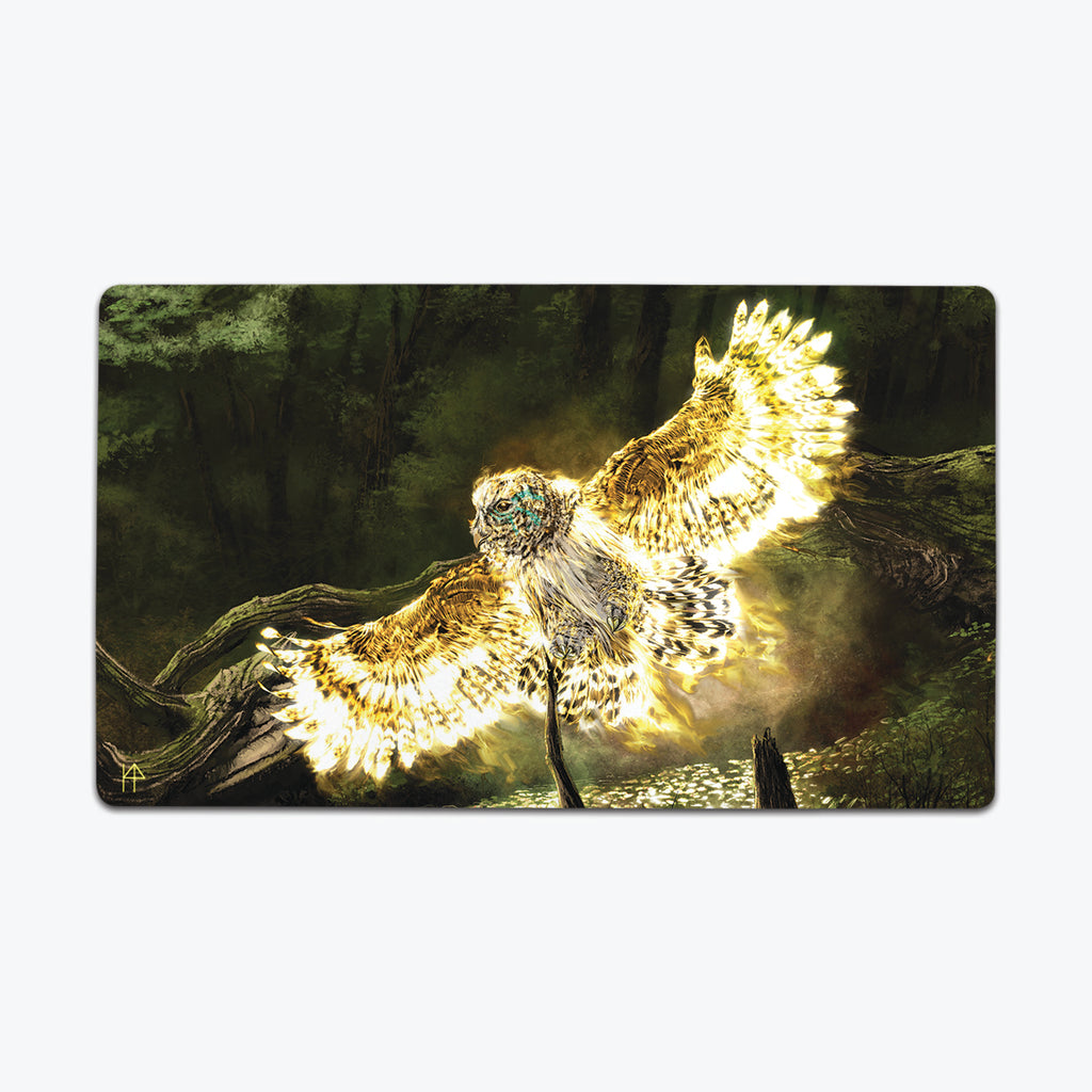 Owl Phoenix Playmat - Kyle Pearson - Mockup