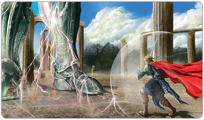 Electric Protection Playmat - Kyle Pearson - Mockup