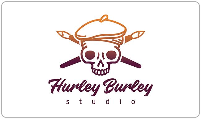 Hurley Burley Skull Playmat - Lindsay Burley - Mockup