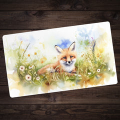 Fox and Flowers Playmat