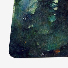 Green Watercolor Forest Playmat