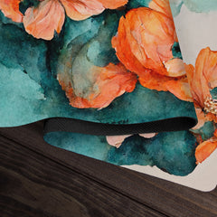 Opposites Watercolor Floral Playmat