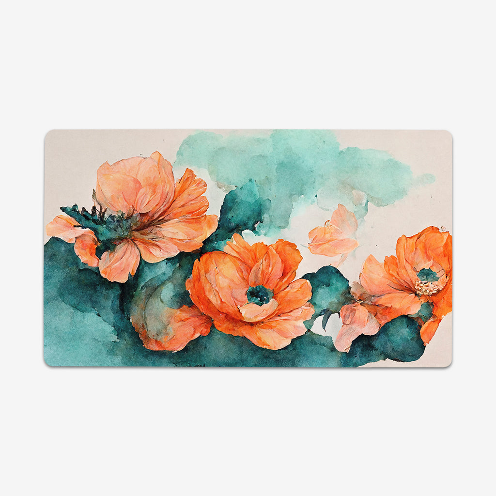 Opposites Watercolor Floral Playmat
