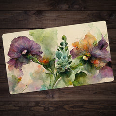 Pressed Watercolor Flowers Playmat