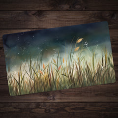 Tall Grasses at Night Playmat