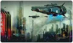 Sci-fi City Playmat - Lorenzo Bruzzese - Mockup