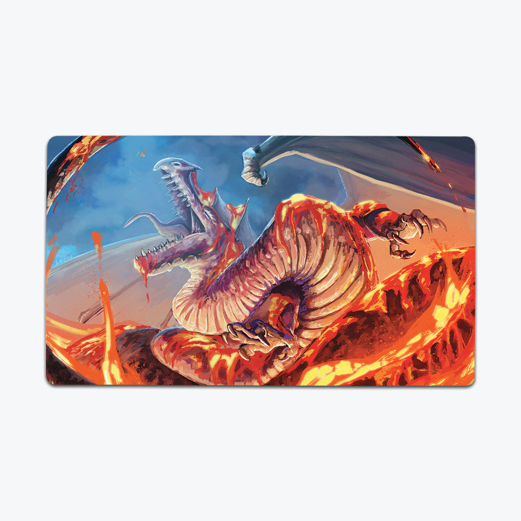 Lava Dragon Playmat - Fleeting Ember - Mockup